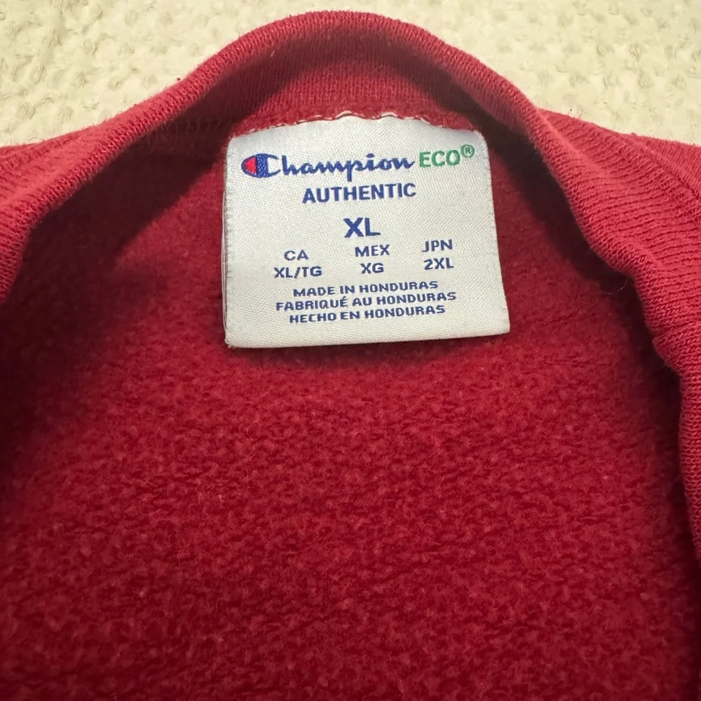 Champion Alabama Alumni Red Crewneck Sweatshirt Size XL - Picture 2 of 4